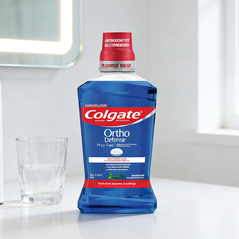 Colgate Phos-Flur  Rinse Ortho Anti-Cavity / Caries Protection Mouthwash