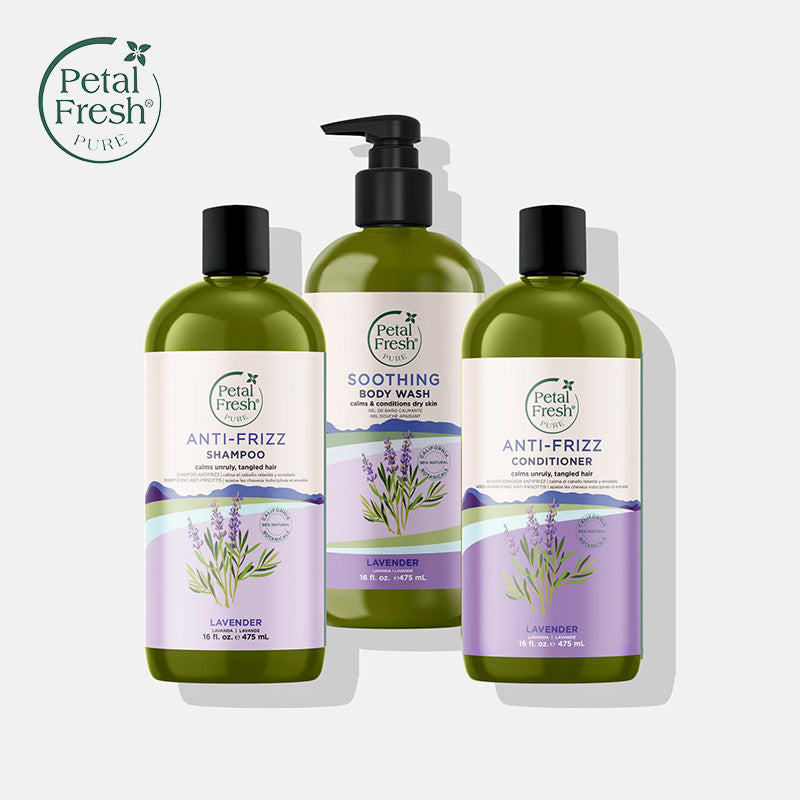 Petalfresh PURE Lavender Shampoo Conditioner Shower Gel