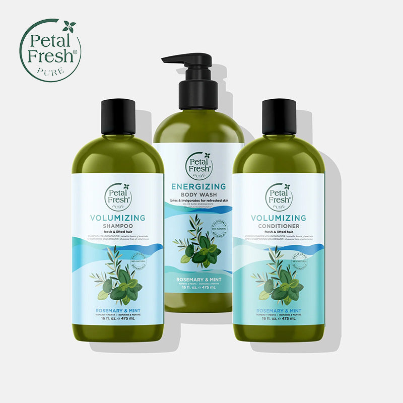 Petalfresh PURE Rosemary & Mint Shampoo  Conditioner  Body Wash