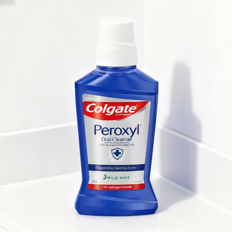 Colgate Peroxyl  Mouth Sore Rinse Antiseptic Mouthwash for Oral Wound Care