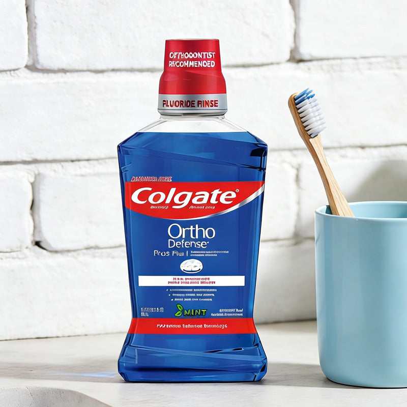 Colgate Phos-Flur  Rinse Ortho Anti-Cavity / Caries Protection Mouthwash