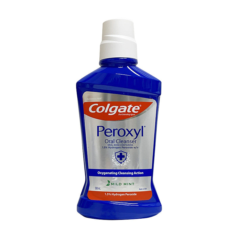 Colgate Peroxyl  Mouth Sore Rinse Antiseptic Mouthwash for Oral Wound Care