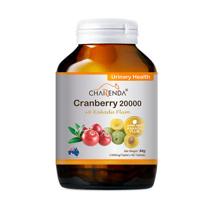 Charenda Cranberry 20000 Tablet with kakadu plum for Urinary Health
